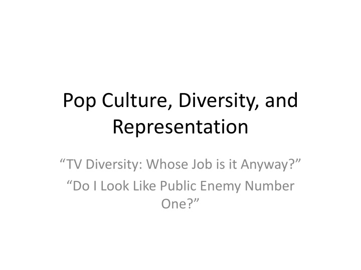pop culture diversity and representation n.w