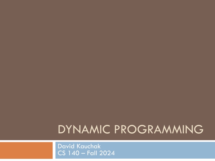 dynamic programming n.w