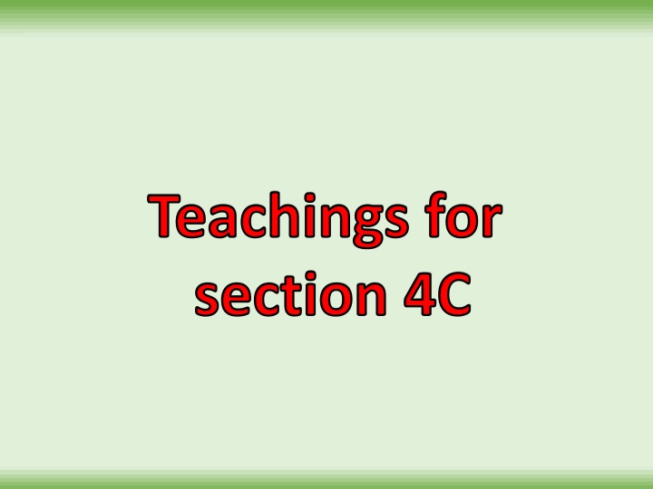 teachings for section 4c n.w