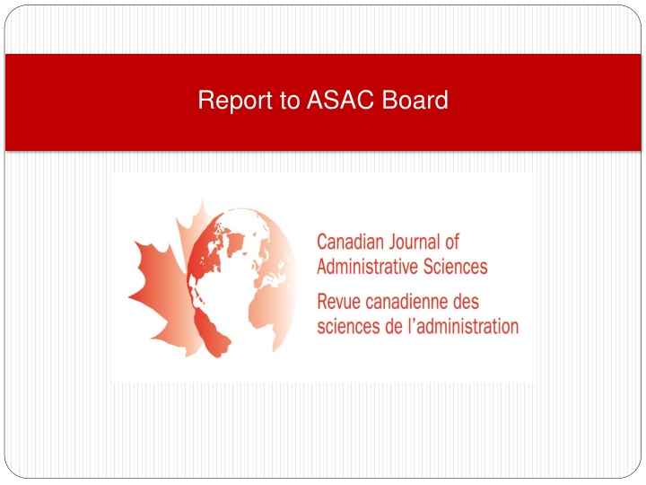 report to asac board n.w