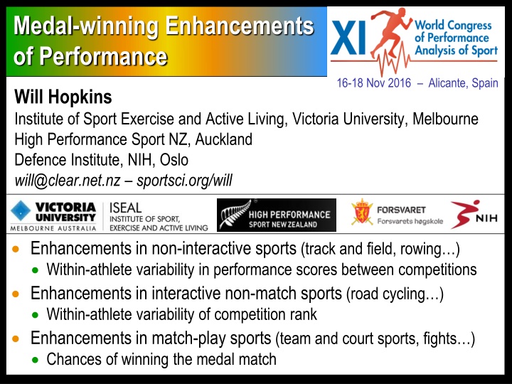 medal winning enhancements of performance n.w