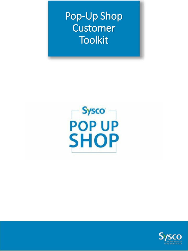 pop pop up shop up shop customer customer toolkit n.w