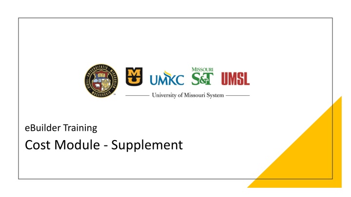 ebuilder training cost module supplement n.w