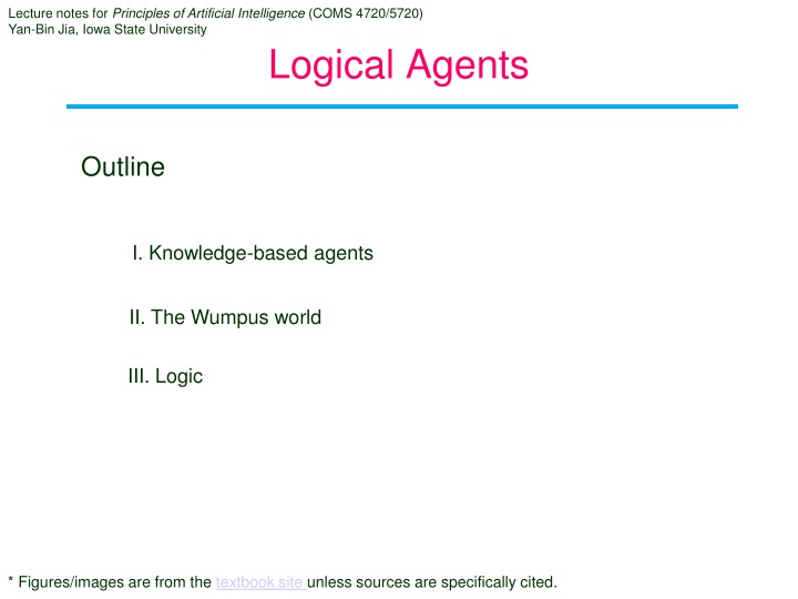 lecture notes for principles of artificial n.w