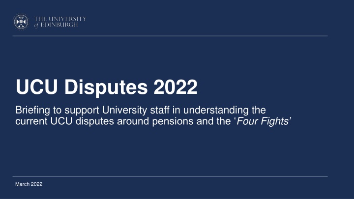 ucu disputes 2022 briefing to support university n.w