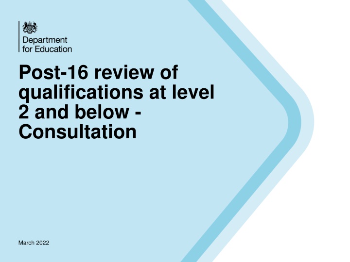 post 16 review of qualifications at level n.w