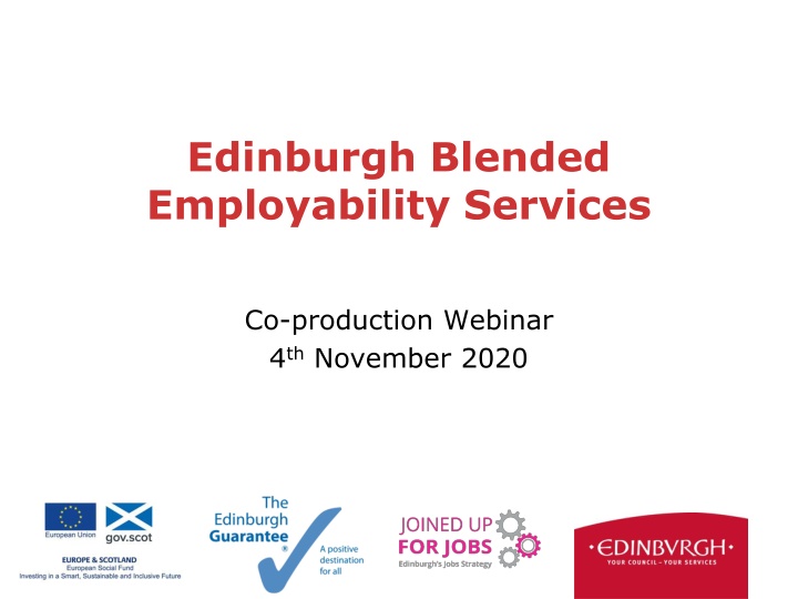 edinburgh blended employability services n.w