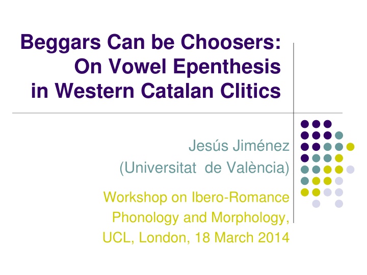 beggars can be choosers on vowel epenthesis n.w