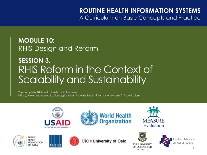 routine health information systems a curriculum n.w