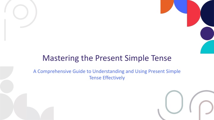 mastering the present simple tense n.w