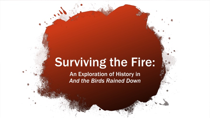 surviving the fire n.w