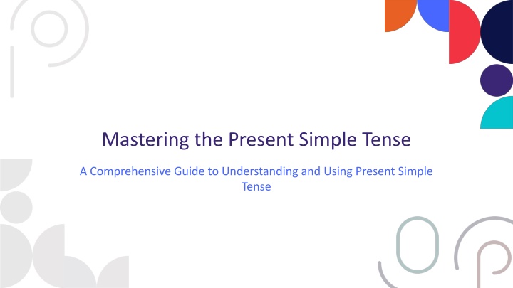 mastering the present simple tense n.w