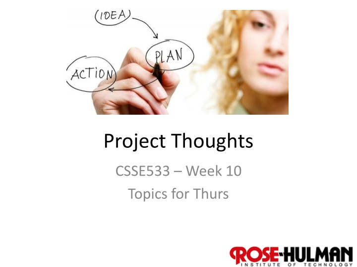 project thoughts n.w