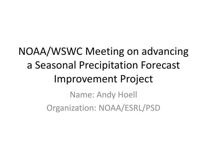 noaa wswc meeting on advancing a seasonal n.w