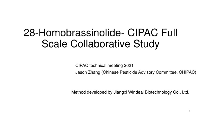 28 homobrassinolide cipac full scale n.w