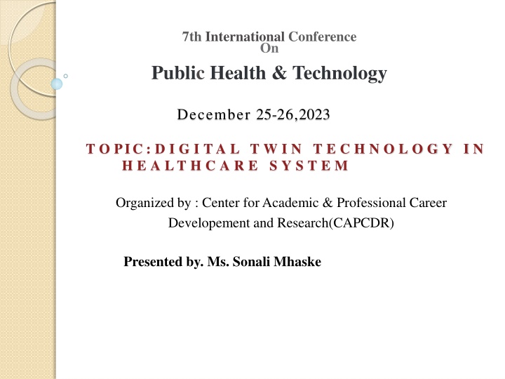 7th international conference on public health n.w