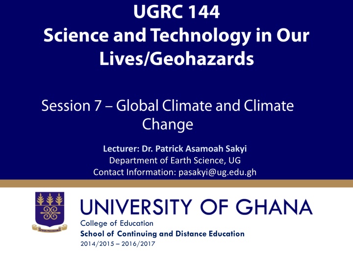 lecturer dr patrick asamoah sakyi department n.w