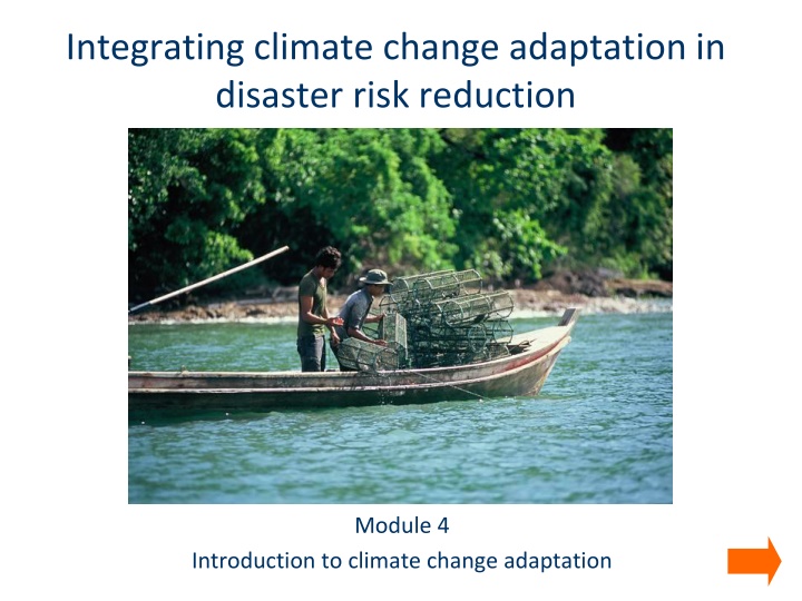 integrating climate change adaptation in disaster n.w