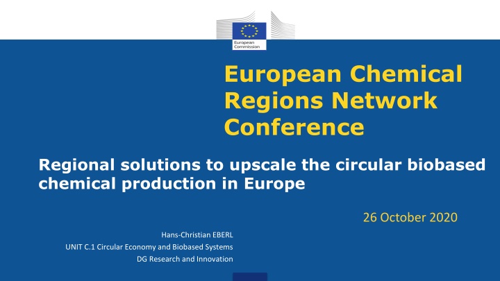 european chemical regions network conference n.w