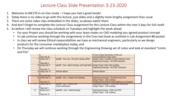 lecture class slide presentation 3 23 2020 n.w