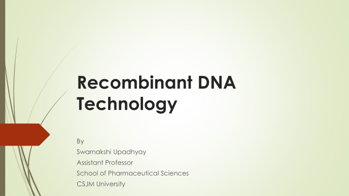 recombinant dna technology n.w
