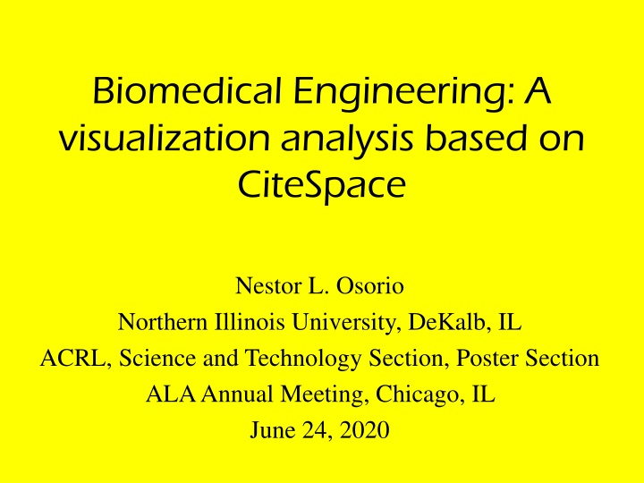 Biomedical Engineering: Visualization & Analysis Insights