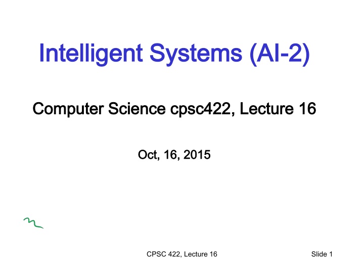 intelligent systems ai intelligent systems ai 2 2 n.w