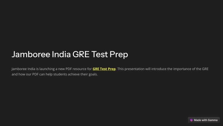 jamboree india gre test prep n.w