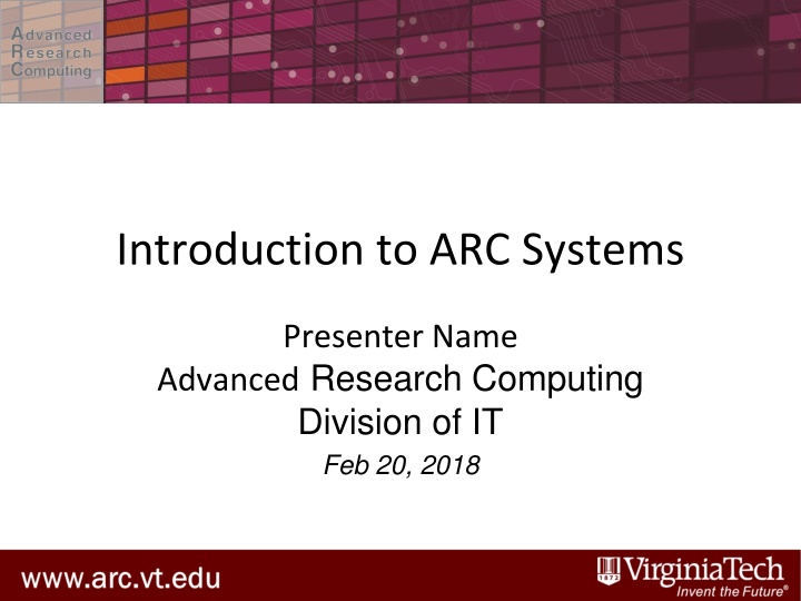 introduction to arc systems n.w