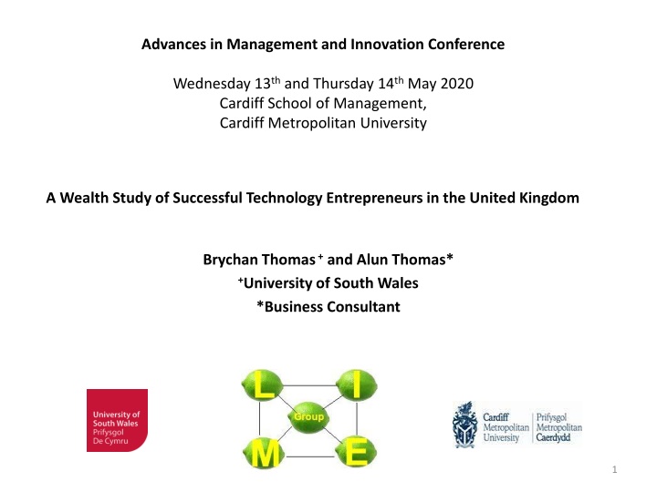 advances in management and innovation conference n.w