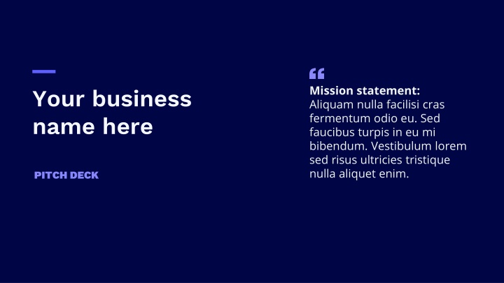 mission statement aliquam nulla facilisi cras n.w