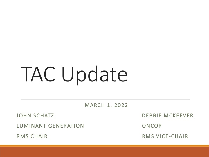 tac update n.w