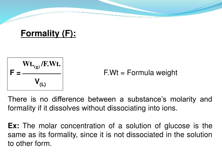 Chemistry Essentials: Formality, Stoichiometry, Reactions
