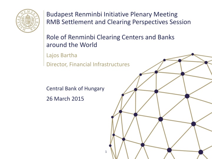budapest renminbi initiative plenary meeting n.w