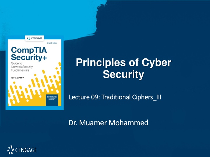 principles of cyber security n.w
