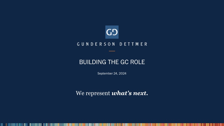 building the gc role n.w