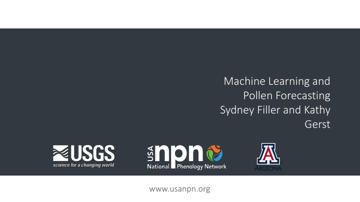 machine learning and pollen forecasting sydney n.w