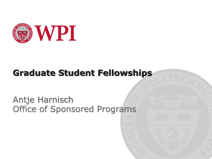 graduate student fellowships n.w