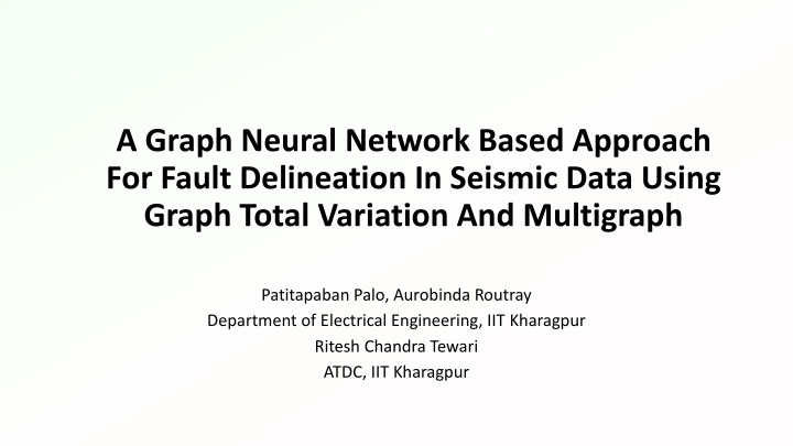 a graph neural network based approach for fault n.w