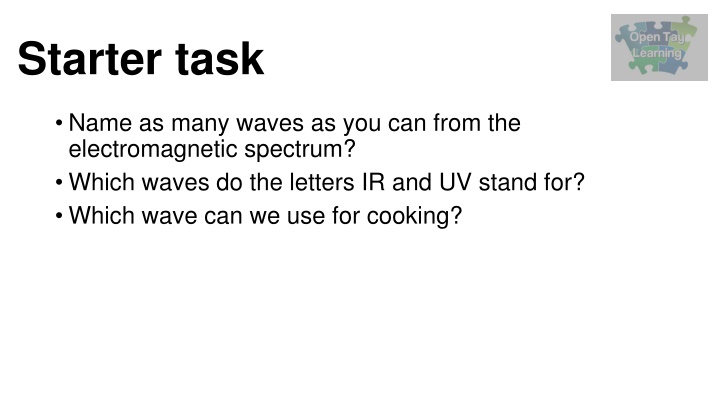 starter task n.w