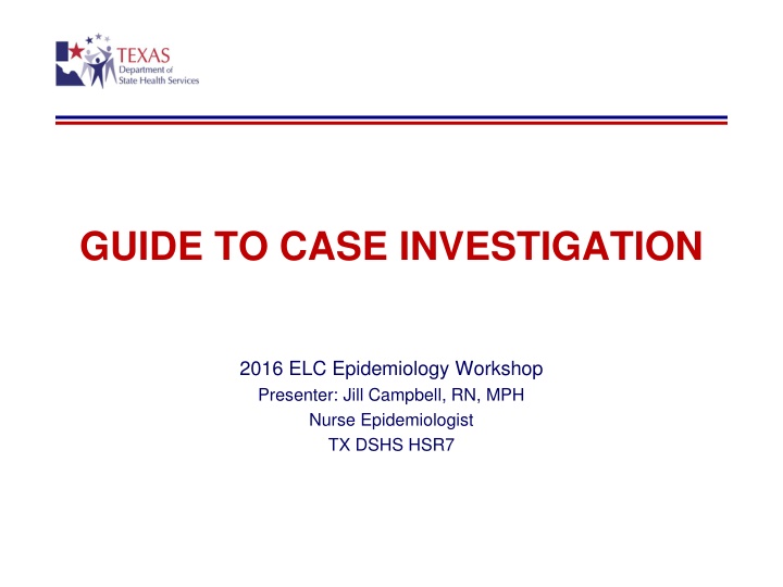 guide to case investigation n.w
