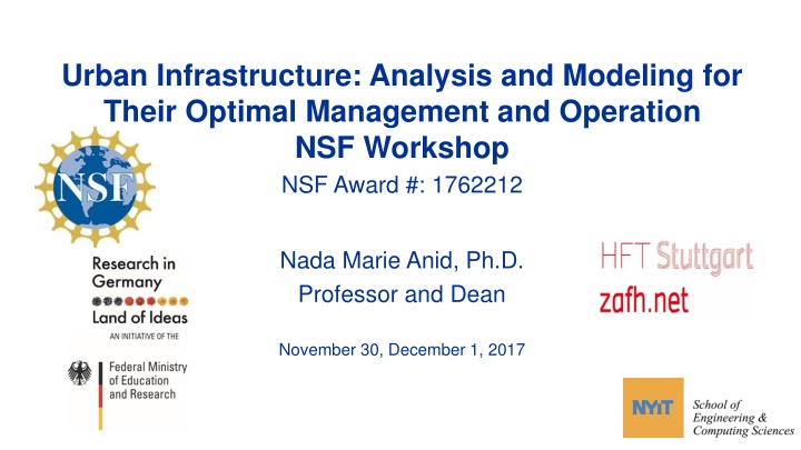 urban infrastructure analysis and modeling n.w
