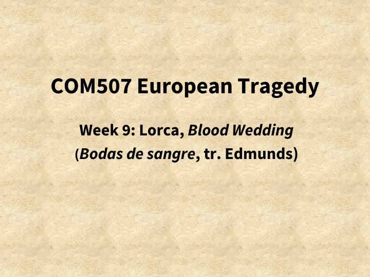 com507 european tragedy n.w