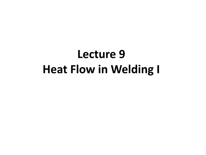lecture 9 n.w