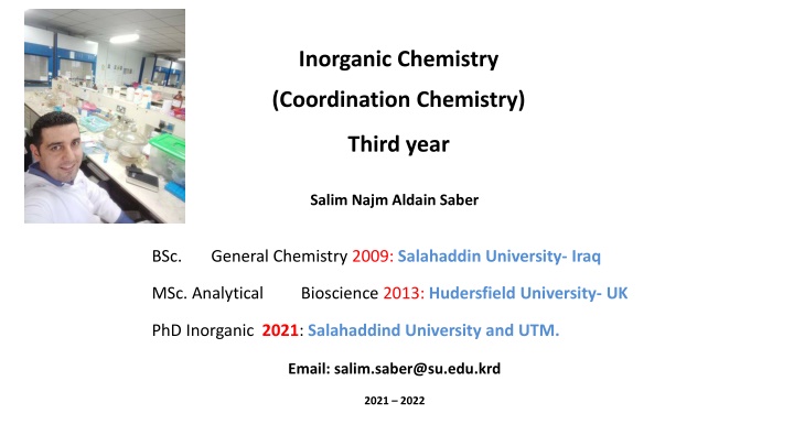 inorganic chemistry n.w