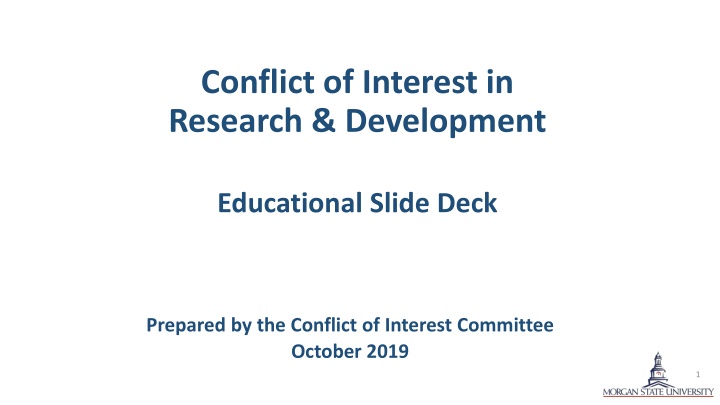 conflict of interest in research development n.w