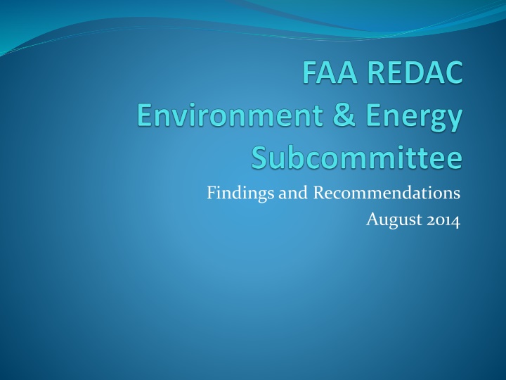 Airports Noise Surveys & Environmental Funding Recommendations
