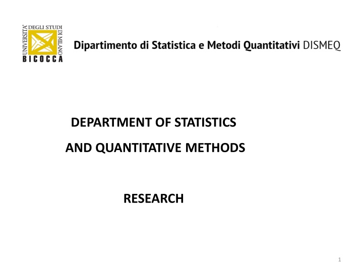 department of statistics n.w