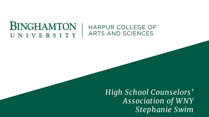 high school counselors association n.w