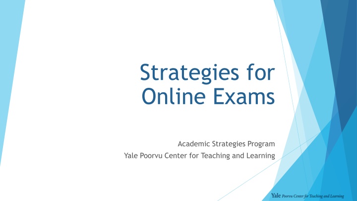 strategies for online exams n.w